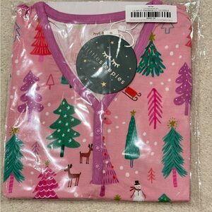 Little Sleepies NEW IN BAG Pink Merry & Bright Women’s pajama top Size Small